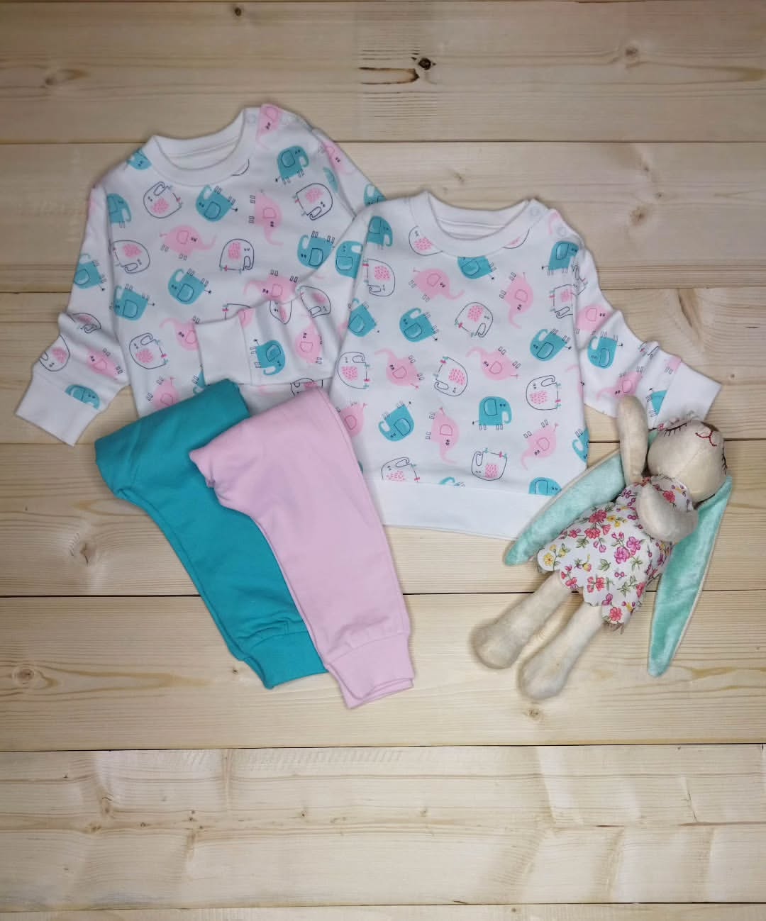 ست بلوز شلوار راحتی دخترانه