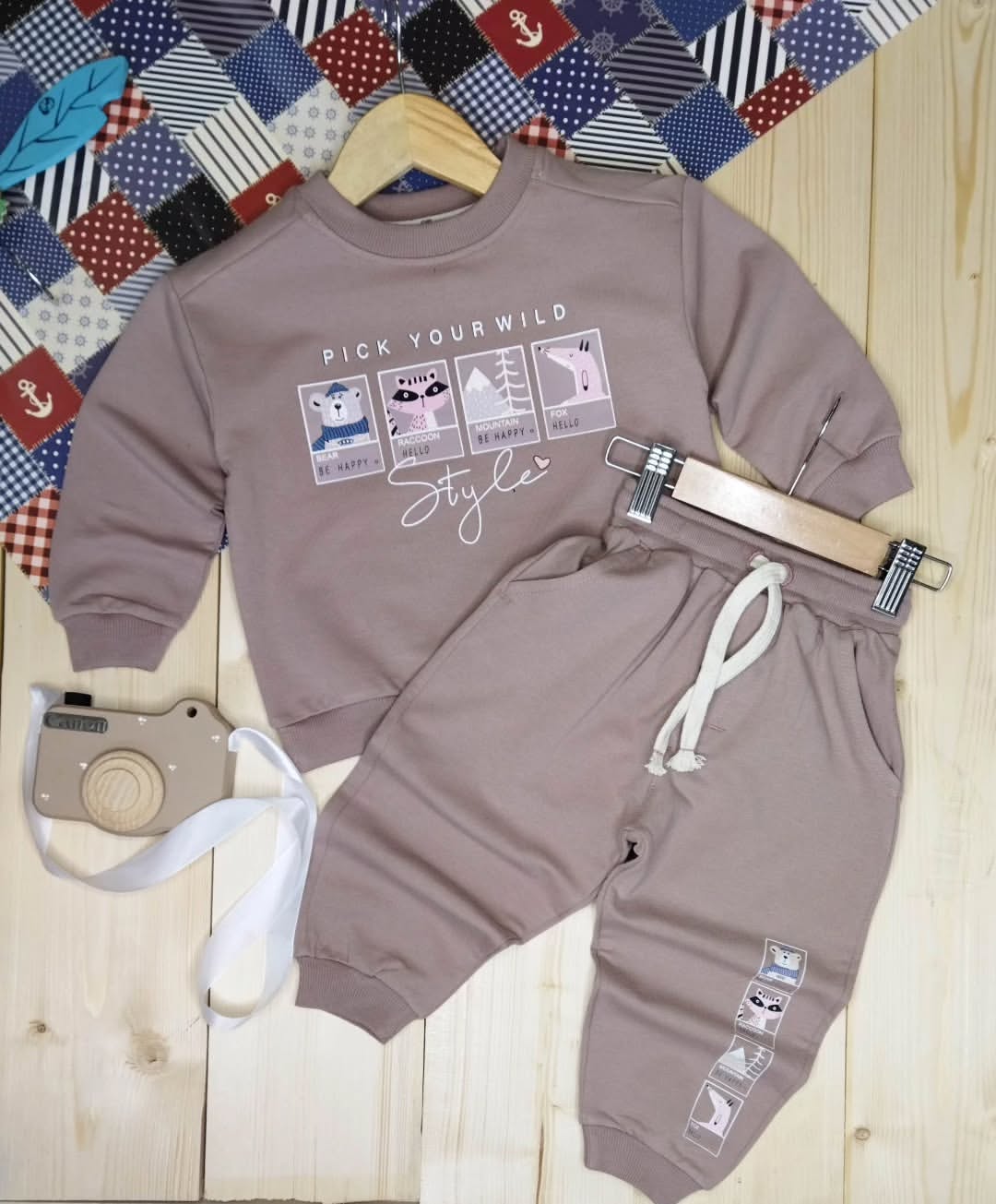 ست بلوز شلوار راحتی پسرانه