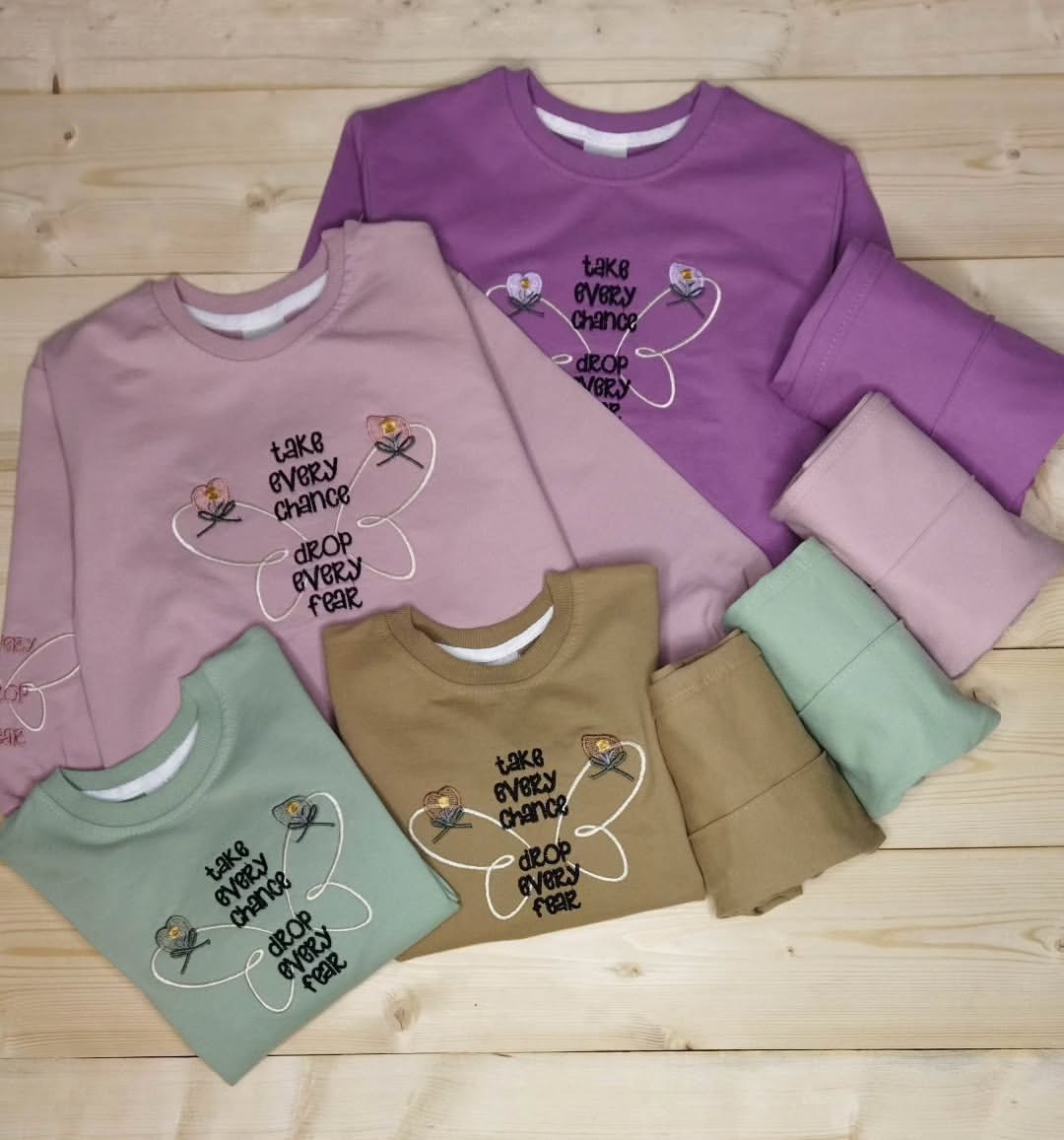 ست بلوز و شلوار اسپرت دخترانه