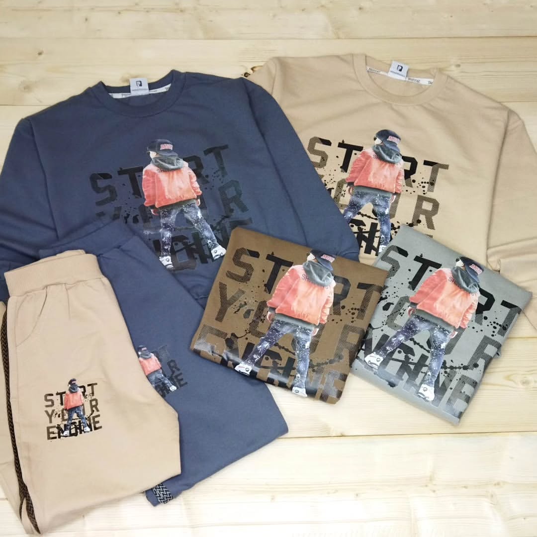 ست بلوز شلوار اسپرت پسرانه